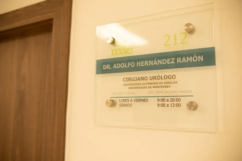 Consultorio del Dr. Adolfo Hernández Ramón en Los Mochis